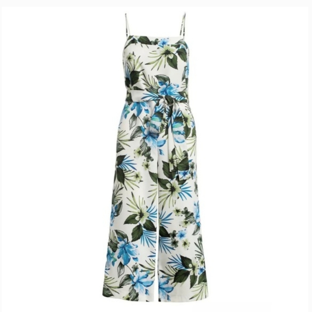 Banana Republic Tropical Print Jumpsuit Size 4